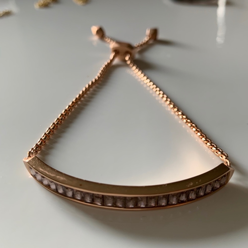 Kendra Scott Jack Slider Bracelet in silver or rose gold - Picture 4 of 8